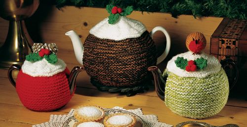 Christmas tea cosies
