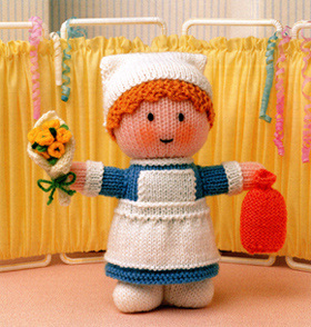 WOODEN KNITTING DOLL WITH WOOL TRADITIONAL WOODEN KNITTING DOLL 