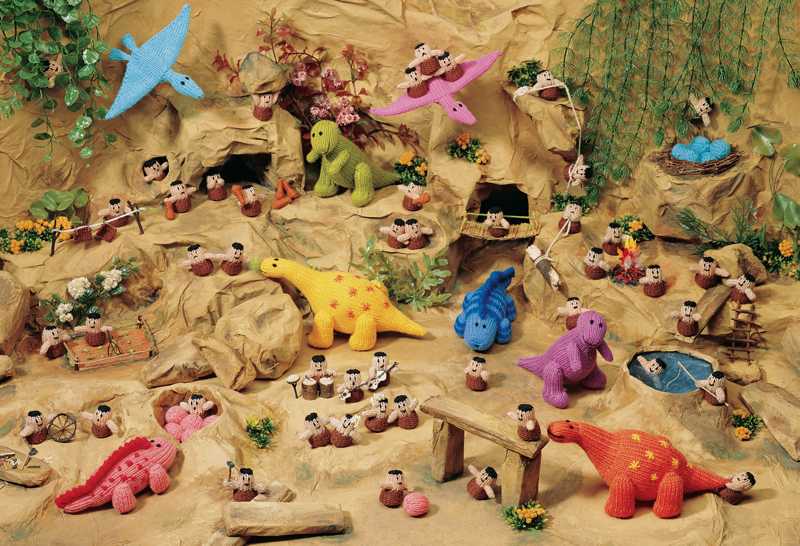Cave People and Dinosaurs